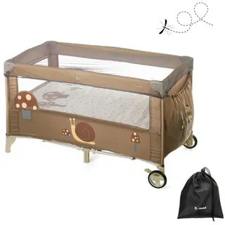 Jané Moskitonetz Reisebett Baby Universal, Insektenschutz, Atmungsaktiv, Einfach Anzubringen, bis 120x60 cm, mit Tasche