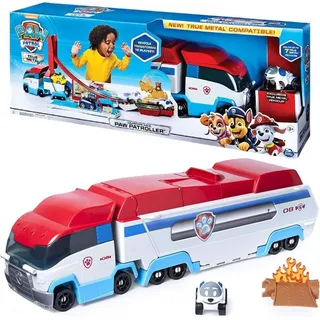 Paw Patrol Transporter für bis zu 7 True-Metal-Fahrzeuge - Bunt