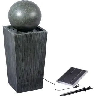Dobar Gartenbrunnen „Apollon“ mit Solar-Panel Wasserspiel