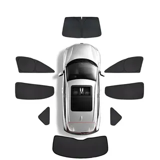 SANSHAOS Sonnenschutz Auto Fenster Sonnenblende für VW Caddy 5 (V) SB I 2020-2023 2024 2025, UV-Schutz Hitzereduktion Verdunkelung Vorhang Sichtschutz,8pcs Wholecar