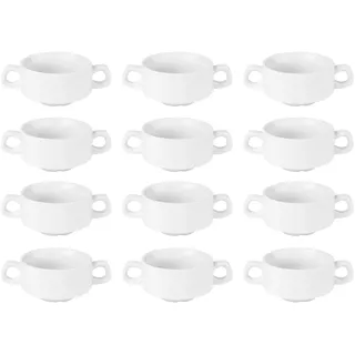 Olympia Athena stapelbare Suppentassen 28,5cl (12 Stück)