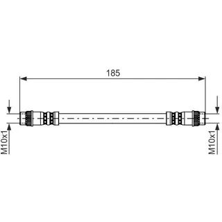 Bosch Bremsschlauch 1 987 476 711