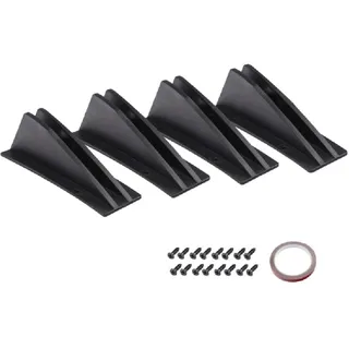 Ruarby Universal Auto Modifizierte Heckschürze Diffusor Spoiler Kunststoff Heckschürze Lip Diffusor Auto Dekoration Carbon Auto Spoiler