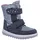 Kinderschuhe Mädchen Winterstiefel Stiefel Grau Freizeit Schuhgröße 31 EU