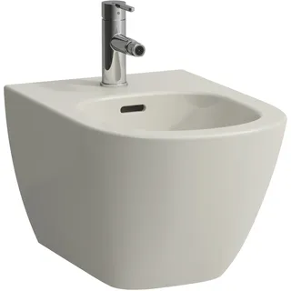 Laufen LUA Wandbidet, mit Überlauf, 1 Hahnloch, 360x520mm, Eckventile innenliegend, H8300810493021,