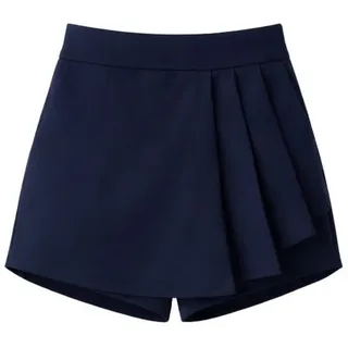 LEMONI Hosenrock Plissee Hosenrock für Mädchen blau 152-158-XS