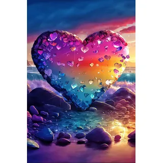 Diamond Painting 100 Farben Special - Heart of Glitter