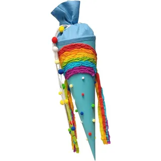 Schultüte Bastelset Regenbogen von Prell, Zuckertüte, 1. Schultag für Kinder