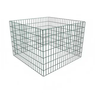 vidaXL Gartenkomposter Quadratmaschen 100 x 100 x 70 cm