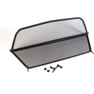 Tief-Tech Windschott für BMW e46 - Klappbar - mit Schnellverschluss – Schwarz | Windabweiser | Windblocker | Wind Deflector