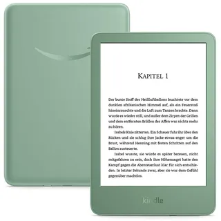 Der neue Amazon Kindle (16 GB) – Der leichteste und kompakteste Kindle, mit blendfreiem Bildschirm, schnellerem Umblättern, anpassbarem Frontlicht und langer Akkulaufzeit – mit Werbung – matchagrün