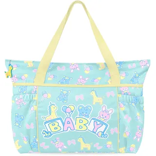 LittleForBig Baby Parade Großraum Faltbare Übernachtungs Diaper Bag Gelb - Einheitsgröße