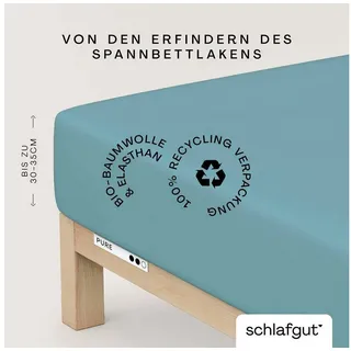 Baumwolle 140 x 200 - 160 x 220 cm petrol mid