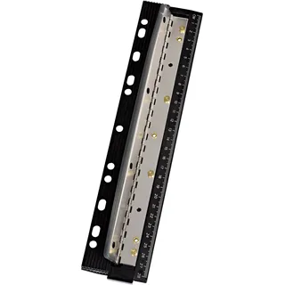 Wedo Taschenlocher Business 4fach Metall mit Lineal