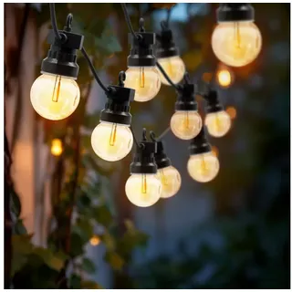 Spetebo LED Lichterkette 15 m Weiß