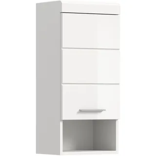 xonox.home Hängeschrank Linus Hochglanz Weiß 30 cm eintürig
