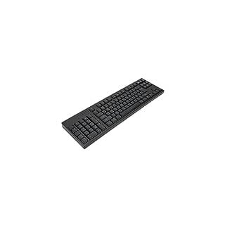 Bewinner Ergonomische Tastatur für Linkshänder, 109 Tasten, Micro USB Tastatur, Bürotastatur mit Nummernblock für die Linke Hand für die Geschäftsbuchhaltung