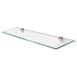 Tulup Glasablage Transparent, Glas, Rechteckig, 70x0.6x13 cm, Wohnzimmer, Regale, Wandregale