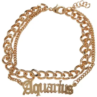 URBAN CLASSICS Zodiac Golden Anklet - Goldfarben