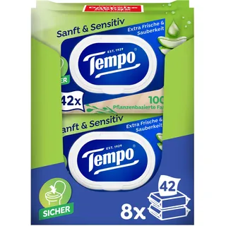 Tempo Sanft & Sensitiv feuchte Toilettentücher 84 St.