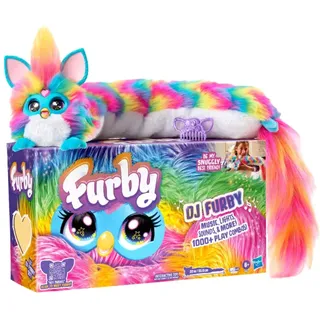 Hasbro - Furby DJ Furby interaktives Spielzeug, Regenbogen