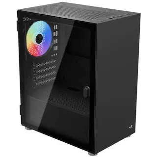 AeroCool CS-111 V1 Black, Glasfenster (ACCS-PC19013.11 / CS-111-G-BK-v1)