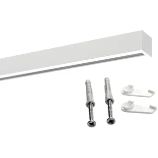 deco-raum Gardinenschiene 1-läufig Ø 0 mm 160 cm Weiß