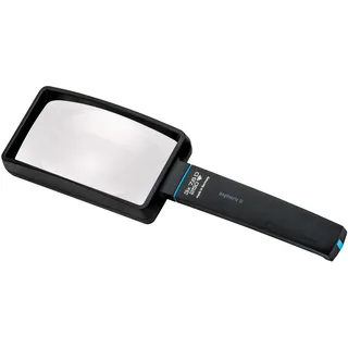 Eschenbach 2655150 Handlupe Vergrößerungsfaktor: 3 x Linsengröße: (L x B) 100mm x 50mm Schwarz