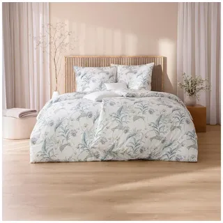 Estella Susanne Floral Baumwolle Bunt 135 x 200 cm + 40 x 80 cm