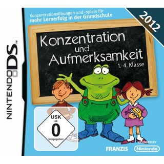 Konzentration und Aufmerksamkeit 1.-4. Klasse 2012 [Nintendo DS] (Neu differenzbesteuert)