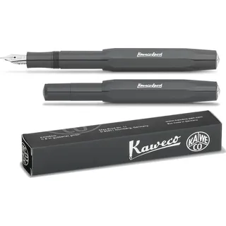 KAWECO Füllfederhalter Skyline Sport grau EF