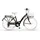 Citybike Primavera 26" RH 43 cm Black