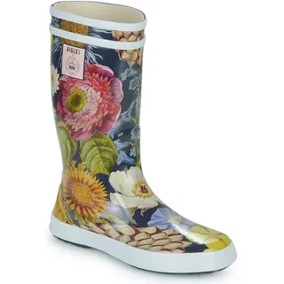 Aigle Unisex Kinder Lolly Pop Play2 Gummistiefel, Kew Multibloom Mehrfarbig, 24 EU - 24 EU