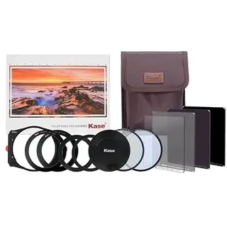 Kase Slim K9 1,1 mm Wolverine Stoßfest 100 mm 6 Filter Knight Kit Magnethalter Optisches Glas ND8 ND64 ND1000 UV CPL Neutral Night Didymium 67 mm 72 mm 77 mm 82 mm