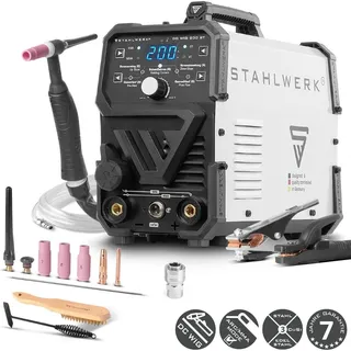 STAHLWERK 2-in-1 Kombi DC WIG 200 ST ARC/MMA/E-Hand mit 200 A