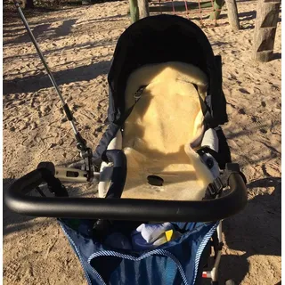 Reissner Lammfelle Kinderwagen-Sitzauflage 0 x 0 cm Gelb