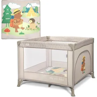 Lorelli Reiselaufstall Play`n Relax Matratze, Tragetasche, seitliche Öffnung beige