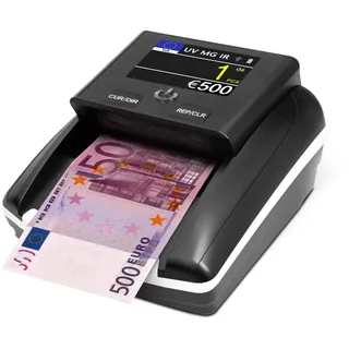 STANEW Banknotenprüfer & Geldzählmaschine, Geldscheinprüfer 2in1, Währungszähler mit Wiederaufladbarer Batterie (Upgrade)