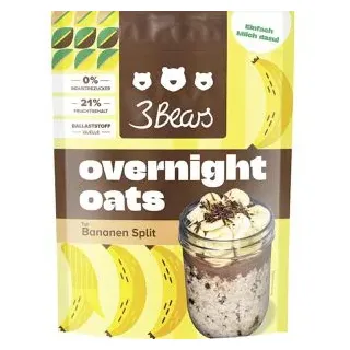 3Bears Overnight Oats Bananen Split 400,0 g