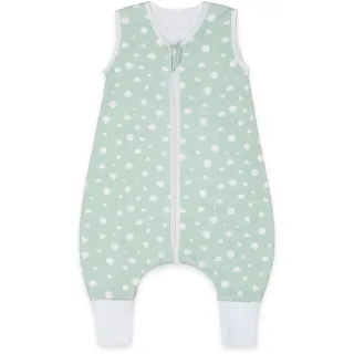 EMMA & NOAH Schlafsack mit Füßen 1.0 TOG,