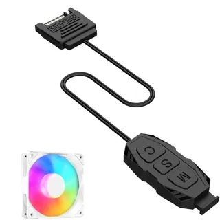 ARGB-Controller – Fortschrittlicher LED-Lichtcontroller für PC, Anpassung der RGB-Beleuchtung | Steuern Sie Streifen, Lüfter und adressierbare RGB-Komponenten, perfekt für -