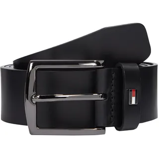 Tommy Hilfiger Herrengürtel Leder 3,5 cm schwarz 80