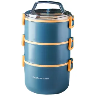 Coonoor Thermobehälter Müslibecher to go, Auslaufsicherer Lunchbox, Essensbehälter, Vielseitiger Müsli to go Becher für Schule,Arbeit,Picknick,Reise blau