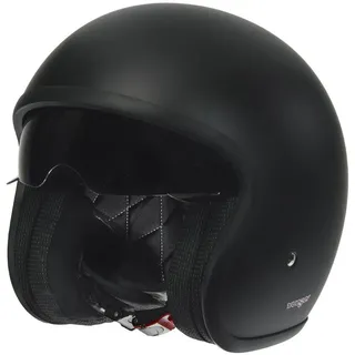 rueger-helmets Motorradhelm rueger RC-590 Jethelm mit Sonnenvisier 1050 Gramm schwer XS-XL schwarz XS (53-54)