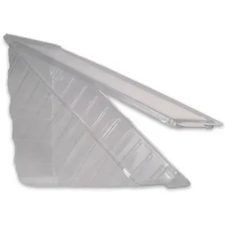 980 Sandwichboxen mit anh. Deckel Sandwichverpackung klar für 3 Lagen recycelbar