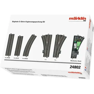 Märklin Ergänzungs-Set C-Gleis mit Bettung 24802 H0