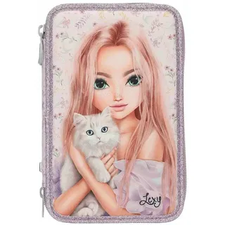 DEPESCHE 3-Fach Federtasche BLOOMING KITTY