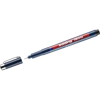 edding 1800 profipen 0.1 Fineliner schwarz 0,25 mm, 1 St.
