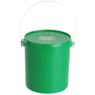 MIKADO Total Fishing Köderfischeimer Box Ködereimer für Köder Aufbewahrung - Maden Würmer Bienenmaden, (1-tlg)