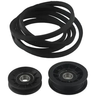 Gettimore Spannrolle und Antriebsriemensatz für John Deere L100 L110 L120 L130 L107 L111 LA110 LA120 LA130 LA140 LA150 X110 X120 X140 Rasentraktoren Kompatibel mit GX20006 GX2028 6 GX20287 1760097